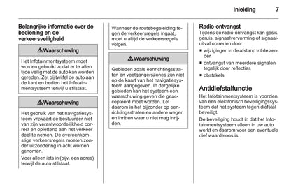 Opel Meriva Infotainment System Handleiding 2014 - 2017