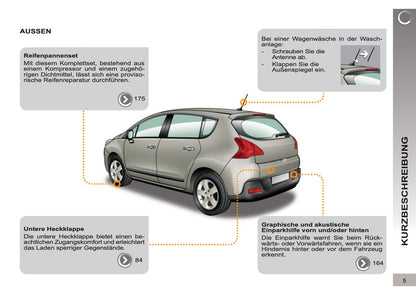 2012-2013 Peugeot 3008 Bedienungsanleitung | Deutsch