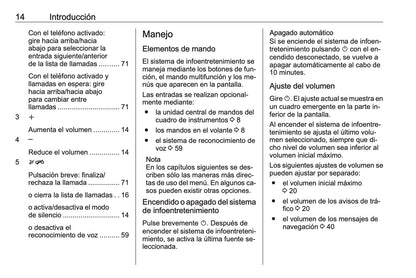 Opel Mokka Manual de infoentretenimiento 2012 - 2016