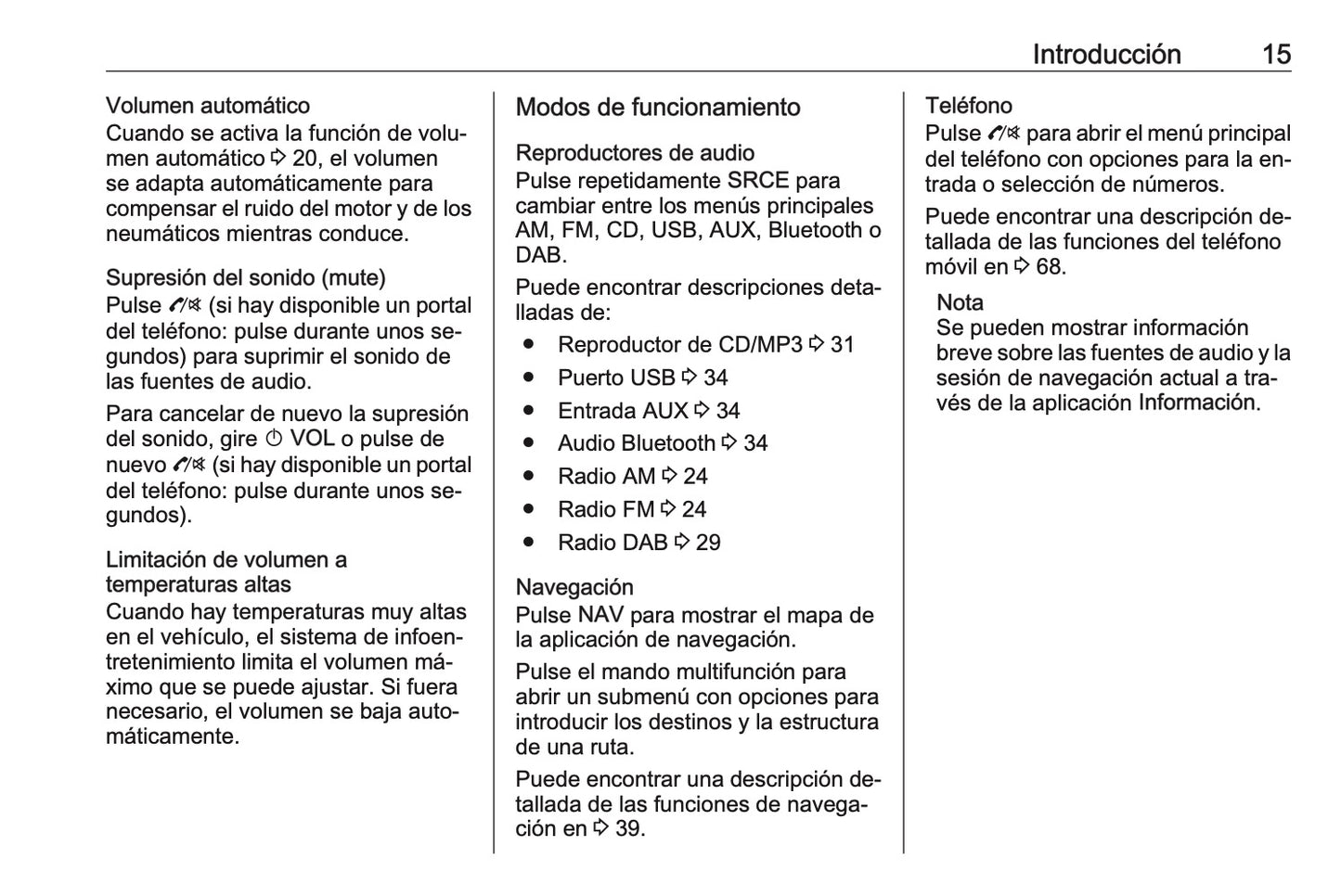 Opel Mokka Manual de infoentretenimiento 2012 - 2016