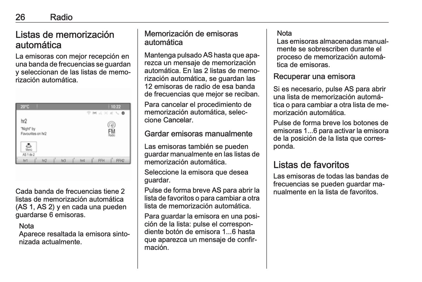 Opel Mokka Manual de infoentretenimiento 2012 - 2016