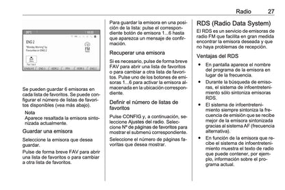 Opel Mokka Manual de infoentretenimiento 2012 - 2016