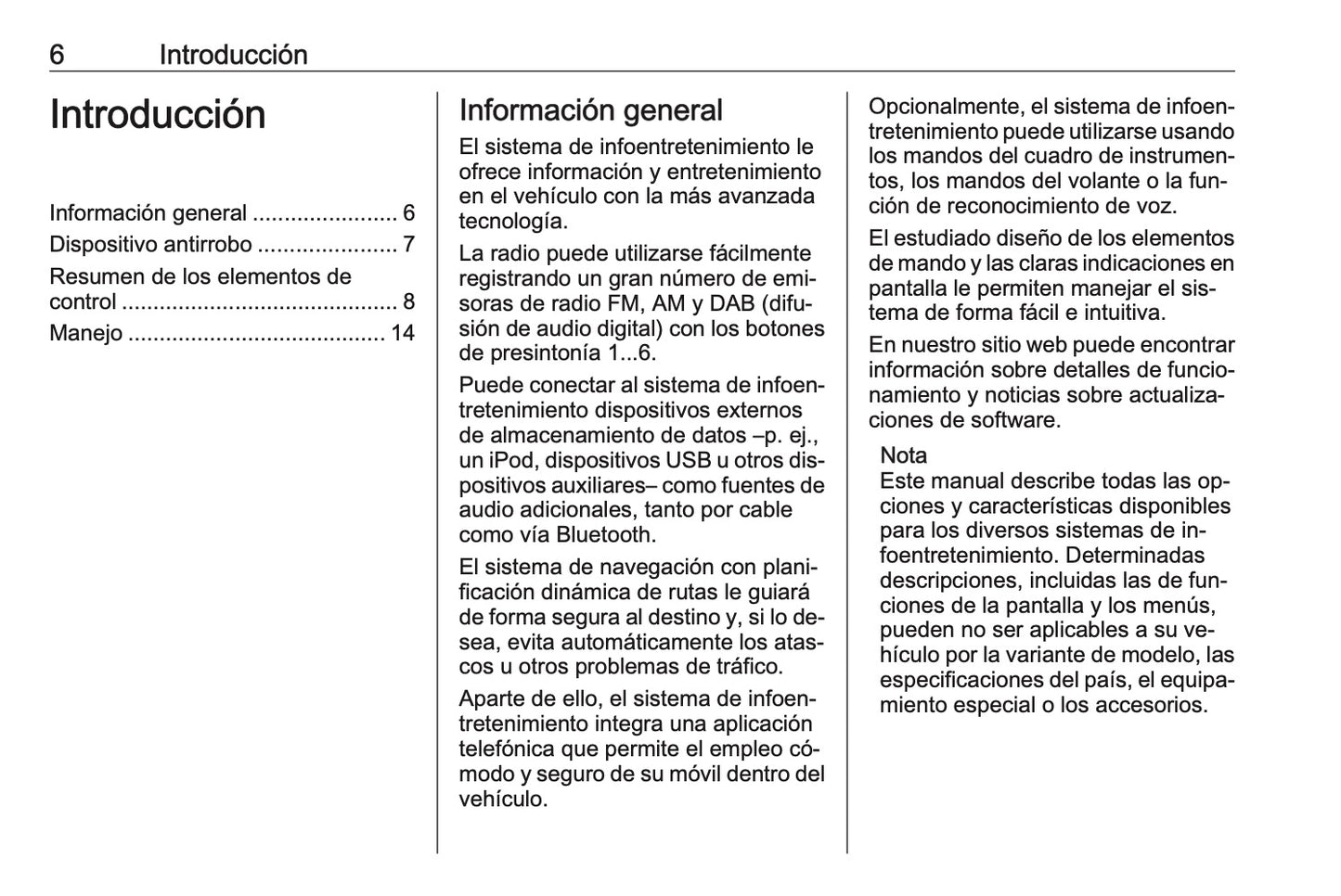 Opel Mokka Manual de infoentretenimiento 2012 - 2016