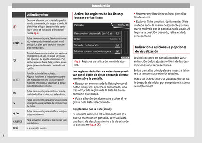 Seat Media System Touch Manual de Instrucciones 2015 - 2017