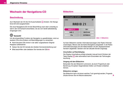 Skoda Radio-Navigations-System DX Bedienungsanleitung 2006