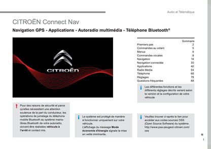 Citroën C3 Guide Audio Et Télématique 2016 - 2017