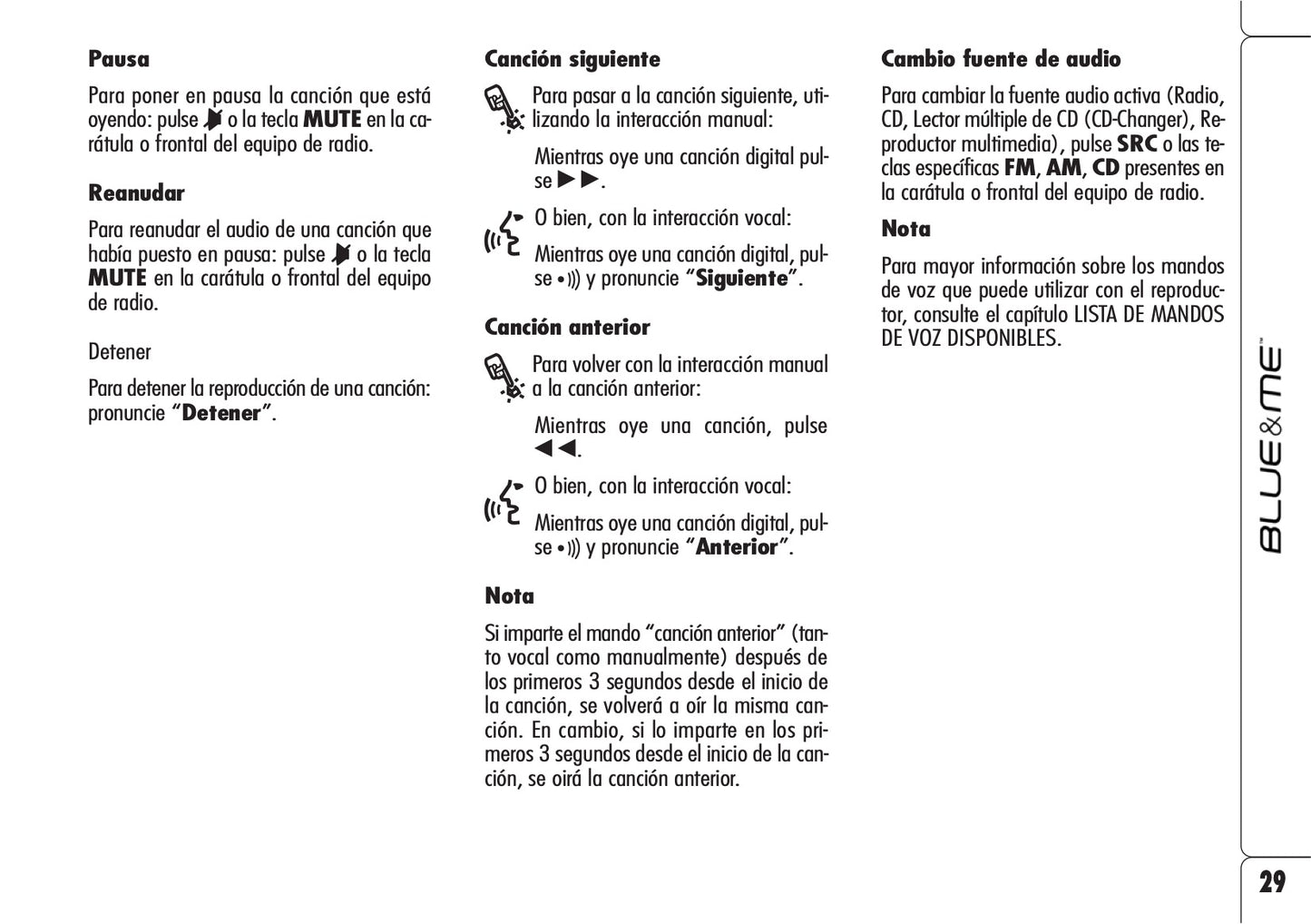 Alfa Romeo Blue&Me Instrucciones 2006 - 2008