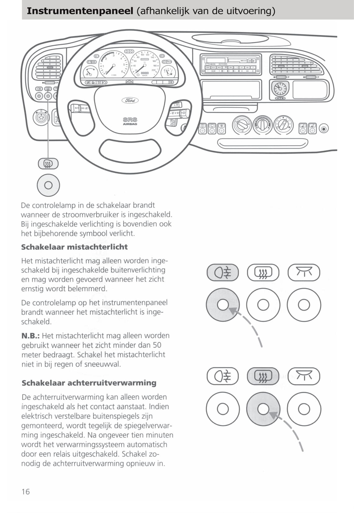 1994-2000 Ford Transit Manuel du propriétaire | Néerlandais