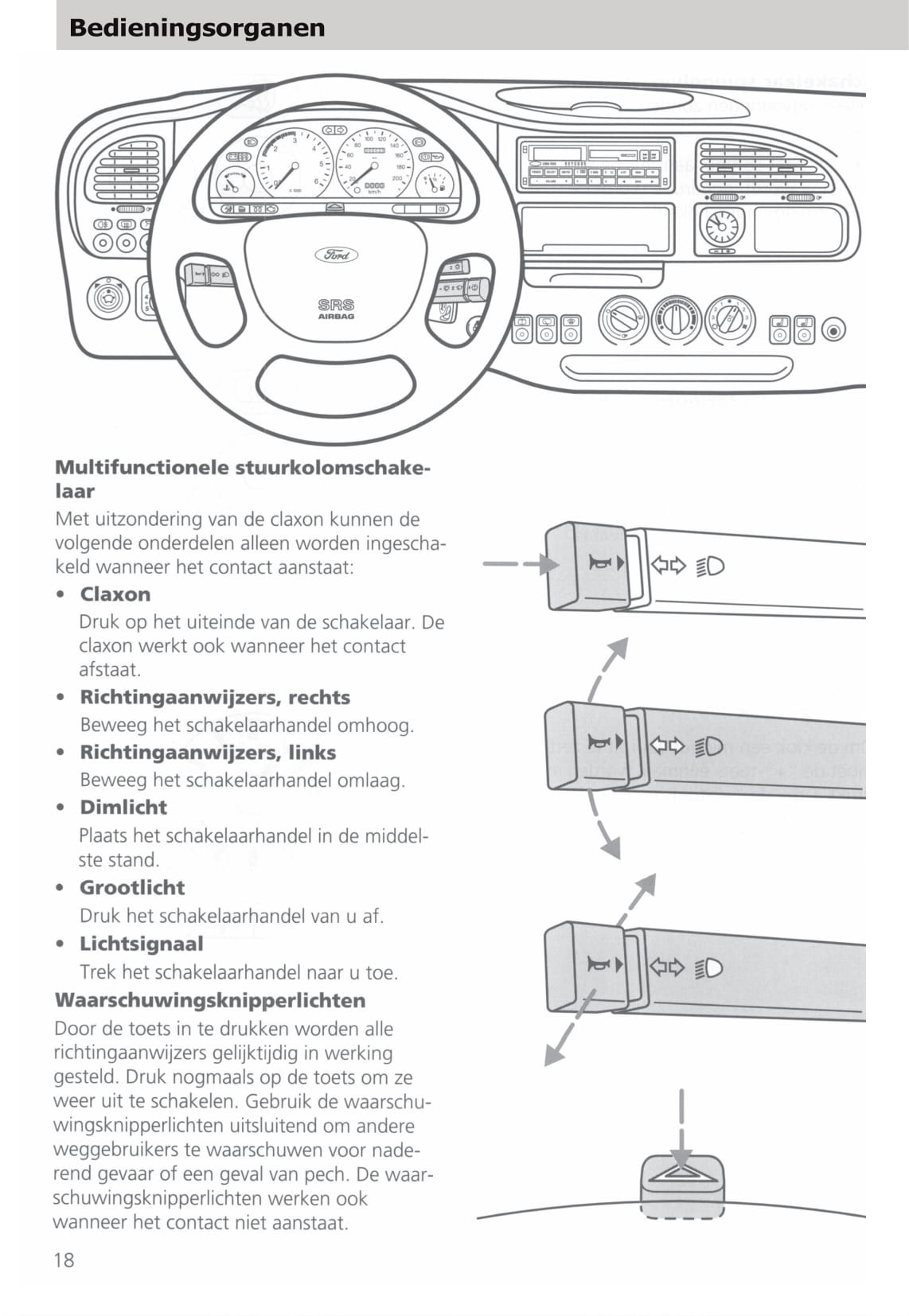 1994-2000 Ford Transit Manuel du propriétaire | Néerlandais