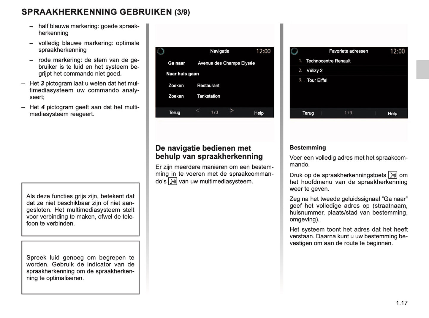 Renault Easy Connect Multimediasystemen Handleiding 04/2019