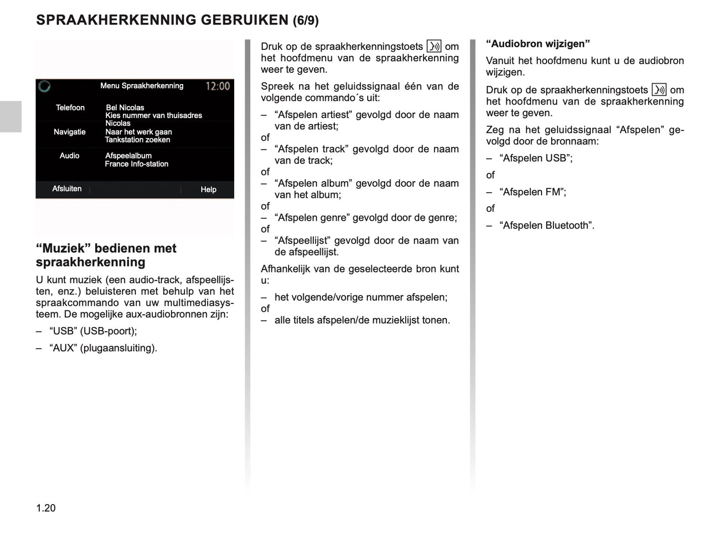 Renault Easy Connect Multimediasystemen Handleiding 04/2019