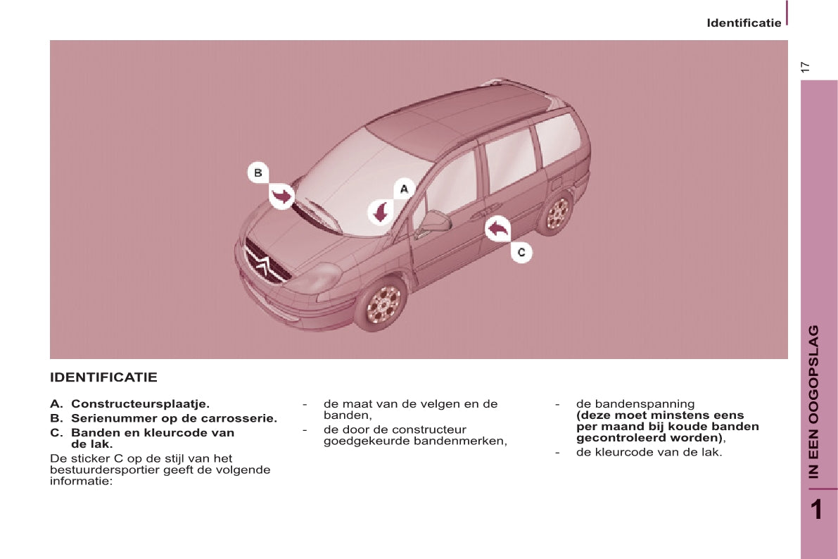 2008-2014 Citroën C8 Manuel du propriétaire | Néerlandais