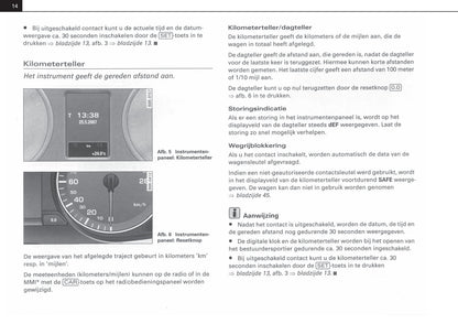 2007-2012 Audi A4 Bedienungsanleitung | Niederländisch