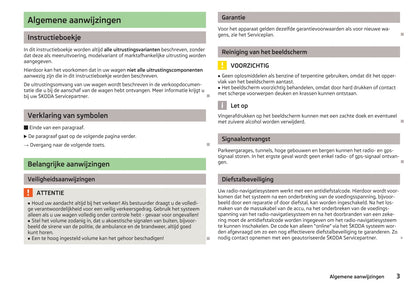 Skoda Amundsen Navigatie Handleiding 2012