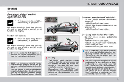 2011-2013 Peugeot 308 CC Owner's Manual | Dutch