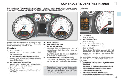 2011-2013 Peugeot 308 CC Owner's Manual | Dutch