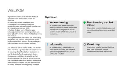 2013-2014 Peugeot 5008 Gebruikershandleiding | Nederlands