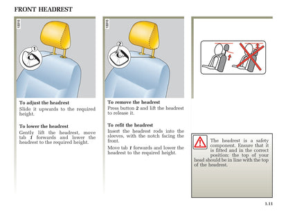 2005-2006 Renault Modus Owner's Manual | English