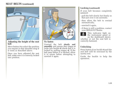 2005-2006 Renault Modus Owner's Manual | English