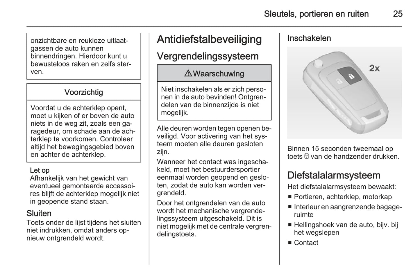 2010-2015 Chevrolet Orlando Bedienungsanleitung | Niederländisch