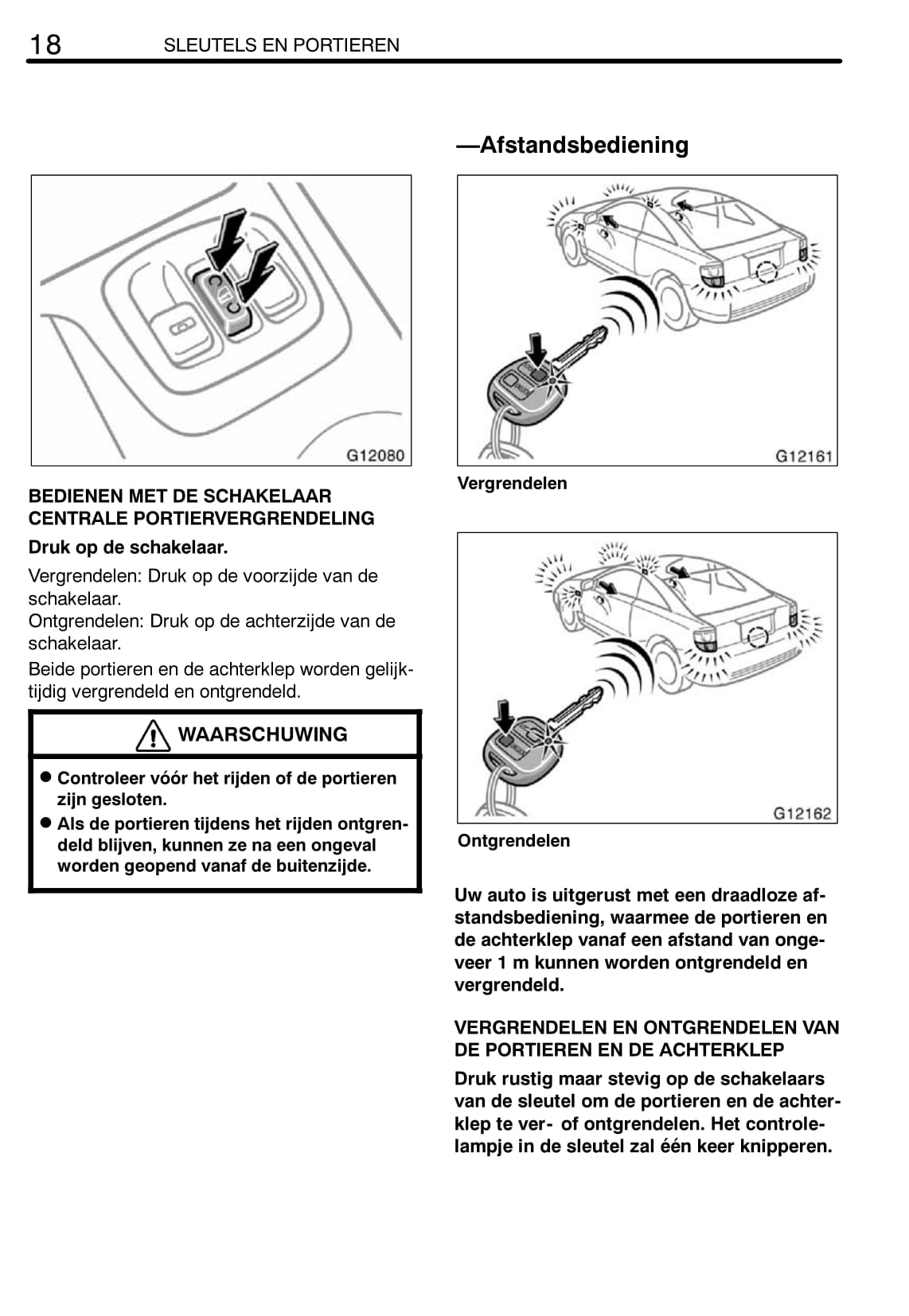 2002-2005 Toyota Celica Owner's Manual | Dutch