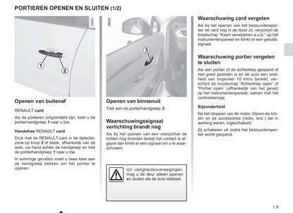 2014-2015 Renault Scénic/Grand Scénic Owner's Manual | Dutch