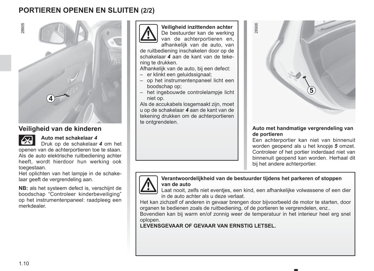 2014-2015 Renault Scénic/Grand Scénic Owner's Manual | Dutch