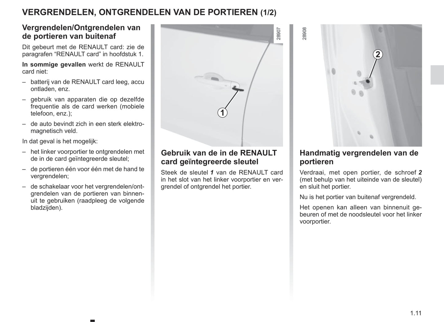 2014-2015 Renault Scénic/Grand Scénic Owner's Manual | Dutch