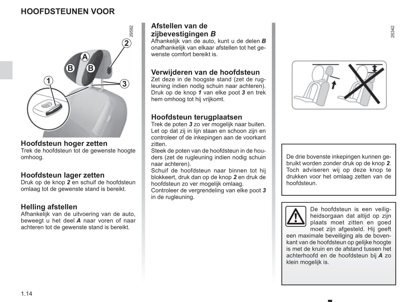 2014-2015 Renault Scénic/Grand Scénic Owner's Manual | Dutch