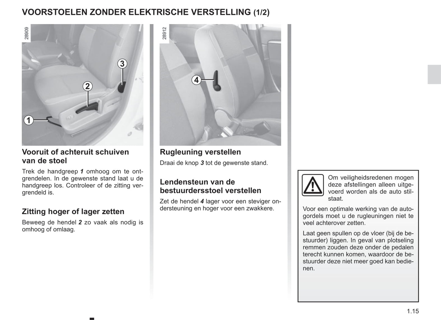 2014-2015 Renault Scénic/Grand Scénic Owner's Manual | Dutch