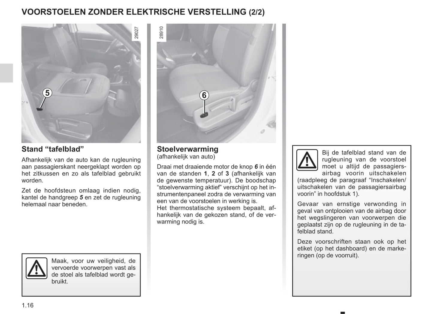 2014-2015 Renault Scénic/Grand Scénic Owner's Manual | Dutch