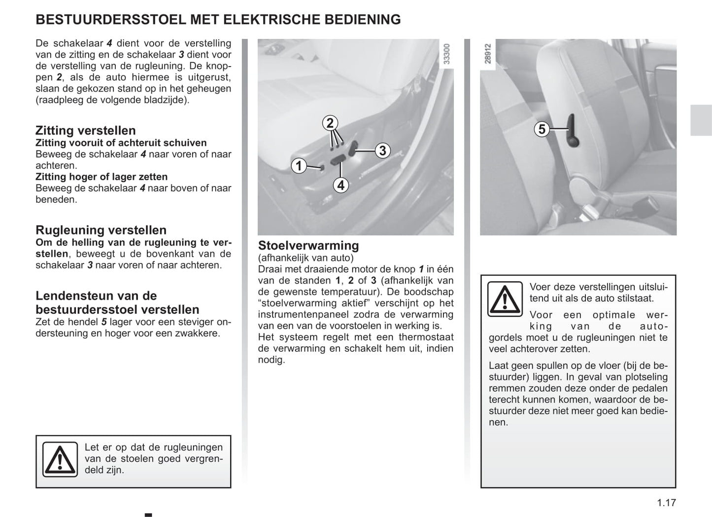 2014-2015 Renault Scénic/Grand Scénic Owner's Manual | Dutch