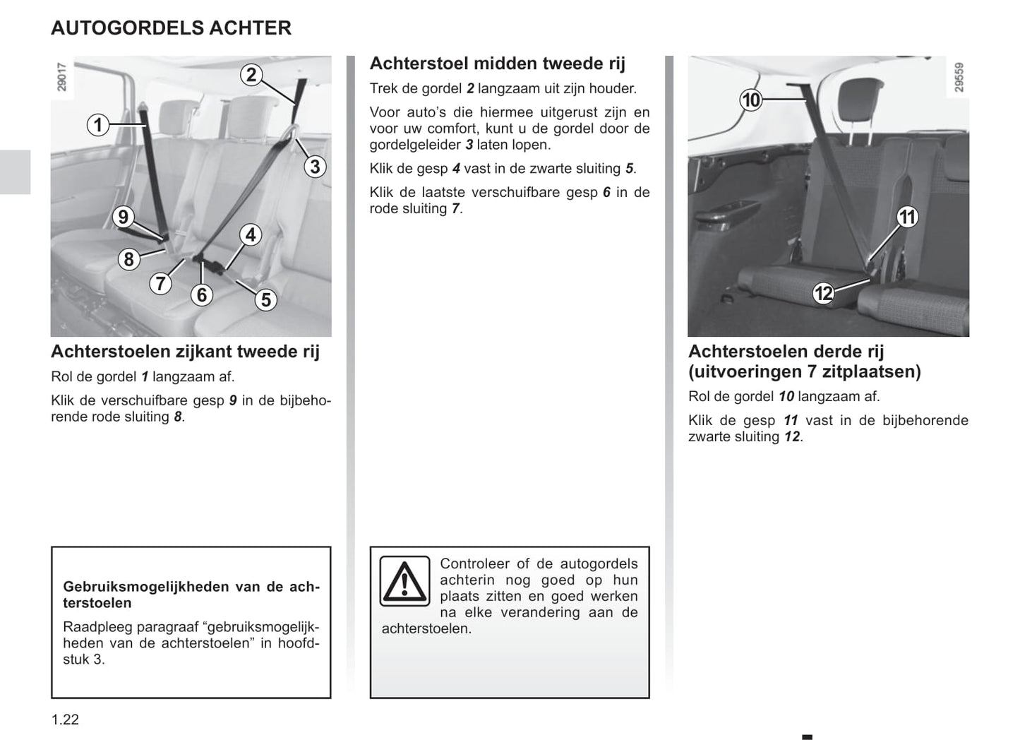 2014-2015 Renault Scénic/Grand Scénic Owner's Manual | Dutch