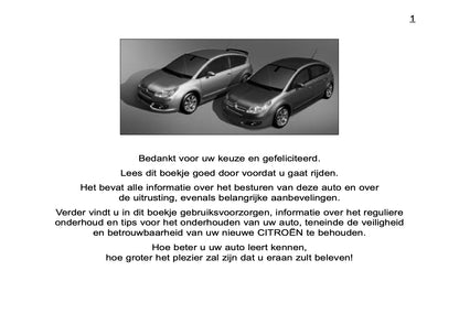 2005-2006 Citroën C4 Bedienungsanleitung | Niederländisch