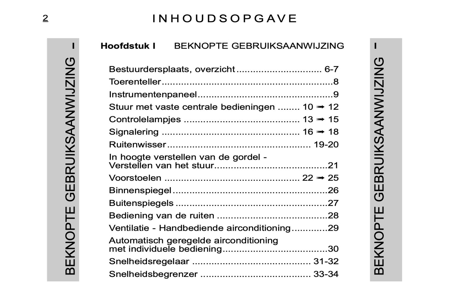 2005-2006 Citroën C4 Bedienungsanleitung | Niederländisch