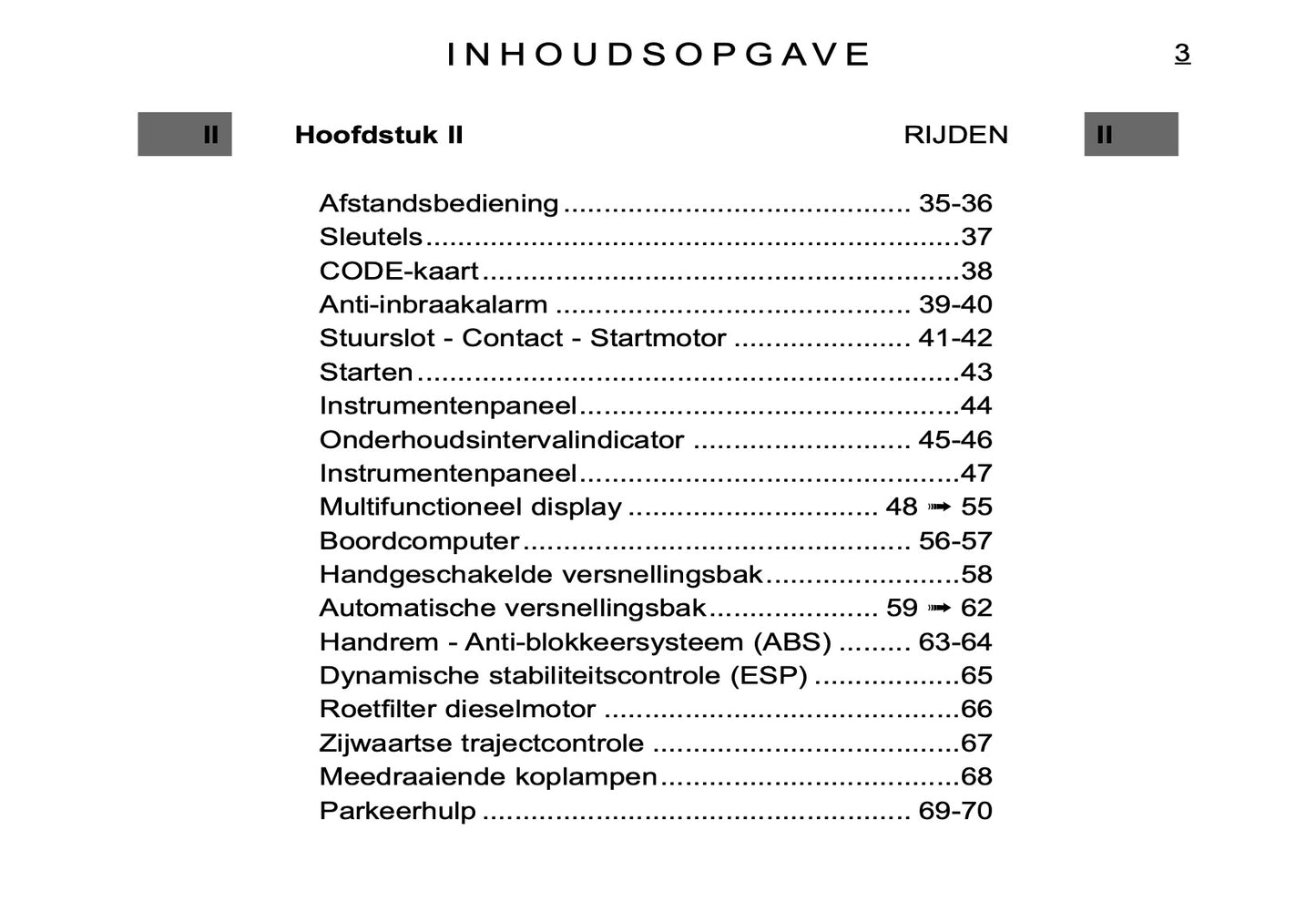 2005-2006 Citroën C4 Bedienungsanleitung | Niederländisch