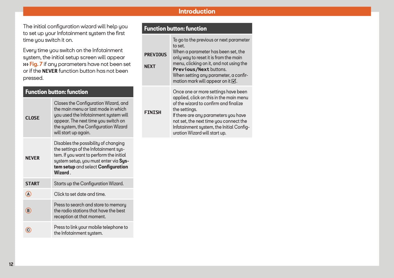 Seat Media System Colour Owners Manual