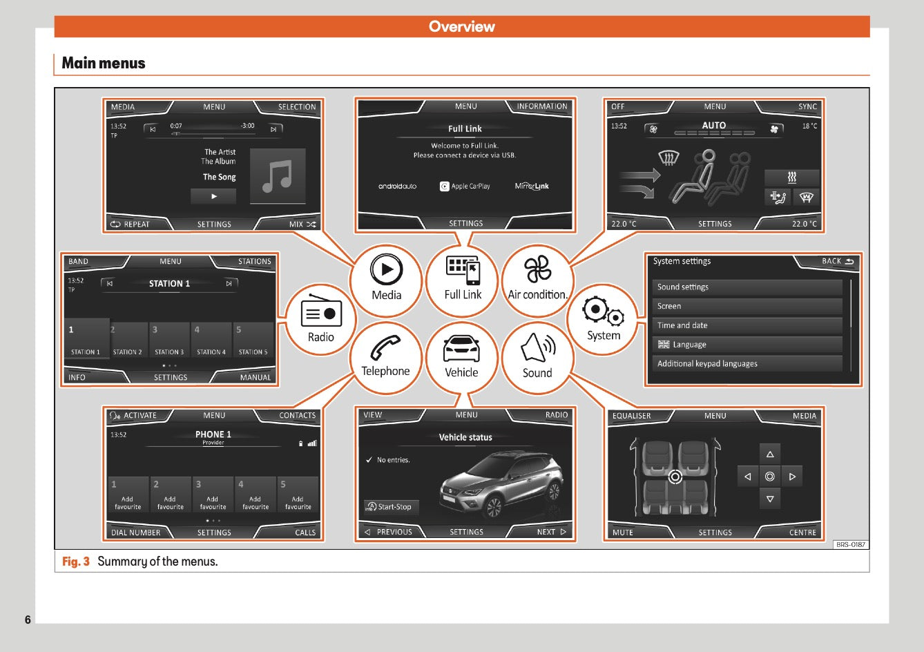 Seat Media System Colour Owners Manual