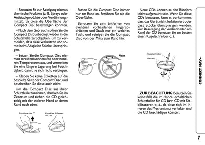 Fiat Panda Connect Nav+ Bedienungsanleitung 2009