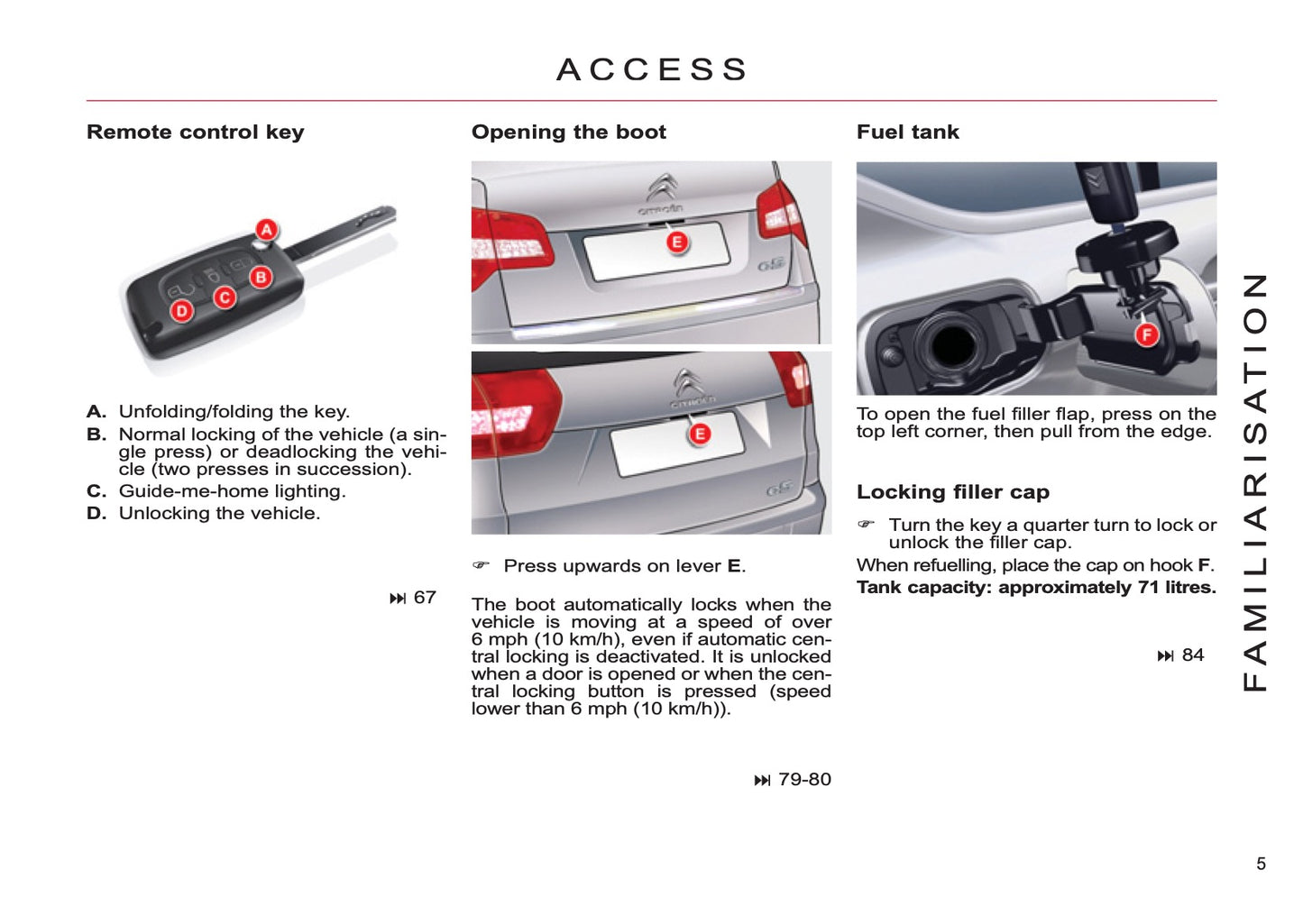 2012-2014 Citroën C5 Gebruikershandleiding | Engels