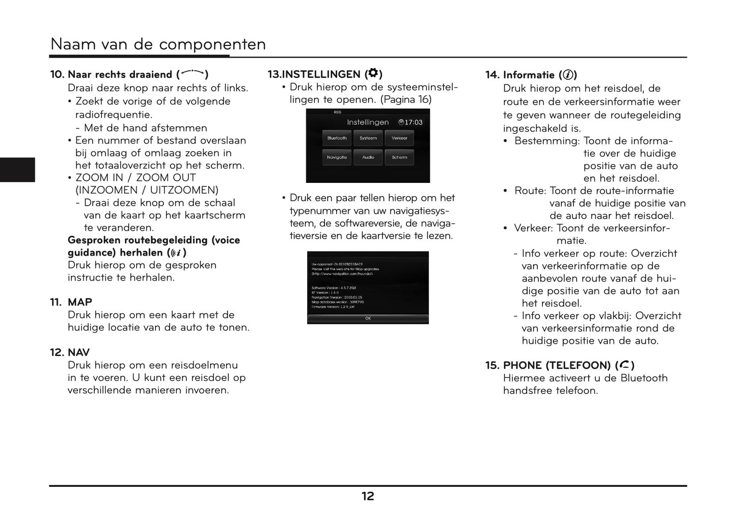 Hyundai ix35 Audio en Navigatiesysteem Handleiding 2010