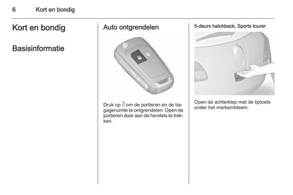 2015-2016 Opel Astra Gebruikershandleiding | Nederlands