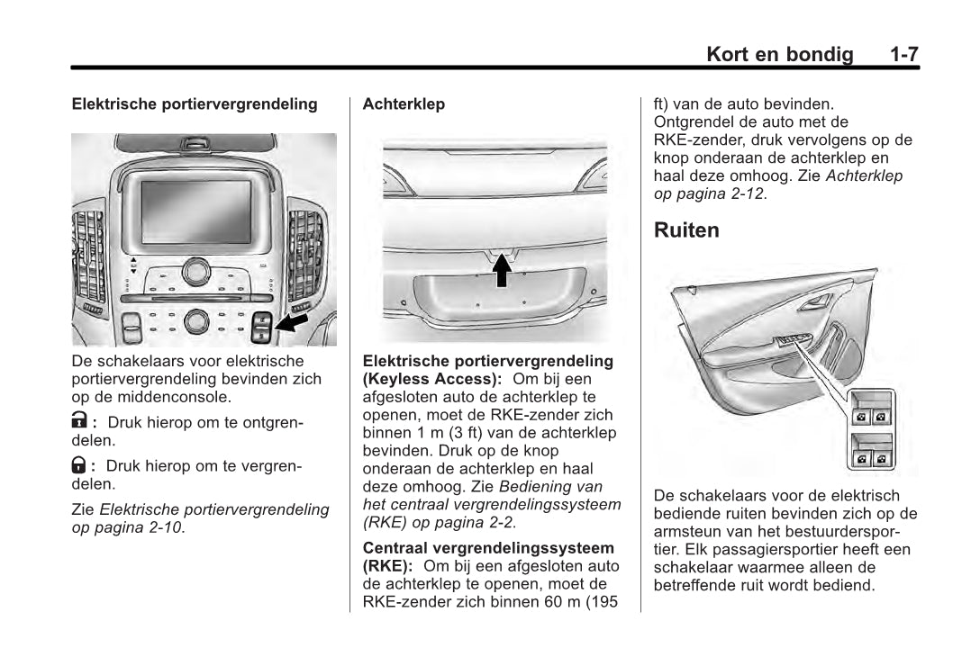 2013 Chevrolet Volt Owner's Manual | Dutch