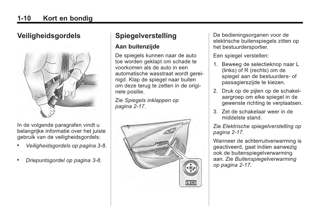 2013 Chevrolet Volt Owner's Manual | Dutch