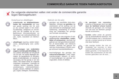 Citroën garantie - en Onderhoudsboekje