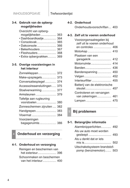 2014-2015 Toyota Verso Owner's Manual | Dutch