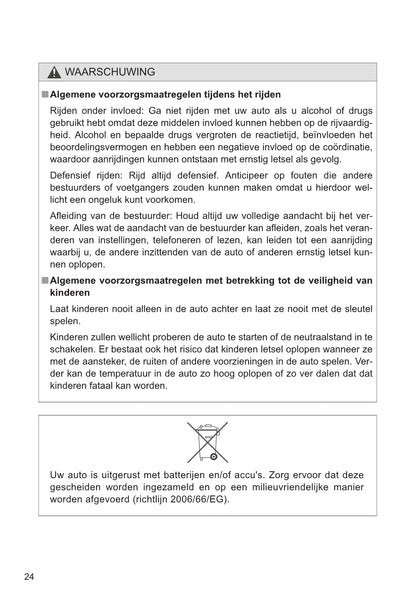 2014-2015 Toyota Verso Owner's Manual | Dutch