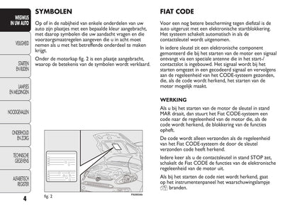 2012-2015 Abarth Punto Manuel du propriétaire | Néerlandais