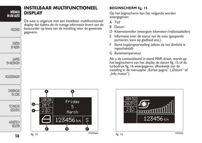 2012-2015 Abarth Punto Manuel du propriétaire | Néerlandais