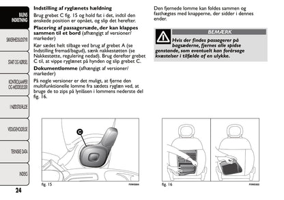 2013-2014 Fiat Panda Bedienungsanleitung | Dansk